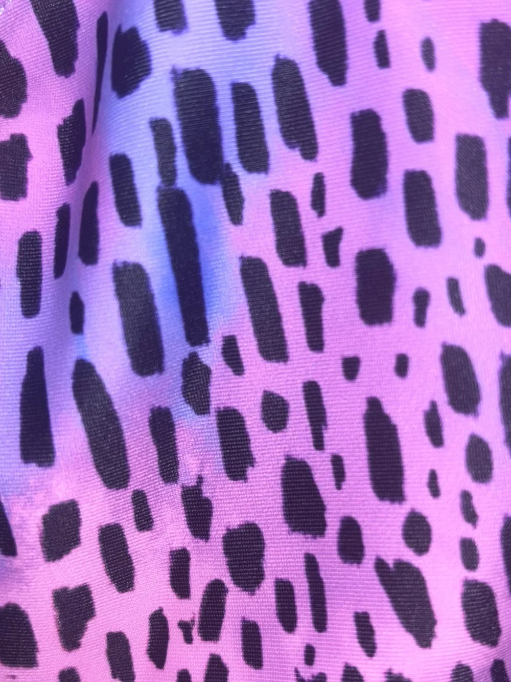 Maui and Sons Purple Leopard Print Two-Piece Bikini Swim Set Girls L (10/12)